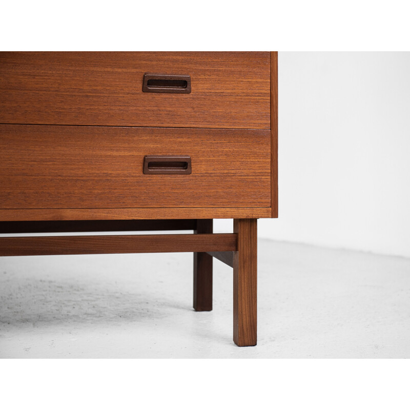 Midcentury Danish secretaire in teak by Vitré 1960s