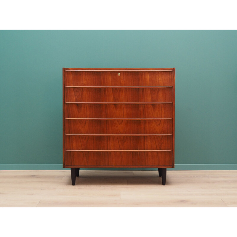 Vintage chest of drawers in teak, 1970s