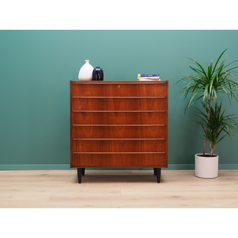 Vintage chest of drawers in teak, 1970s