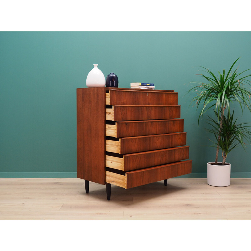 Vintage chest of drawers in teak, 1970s