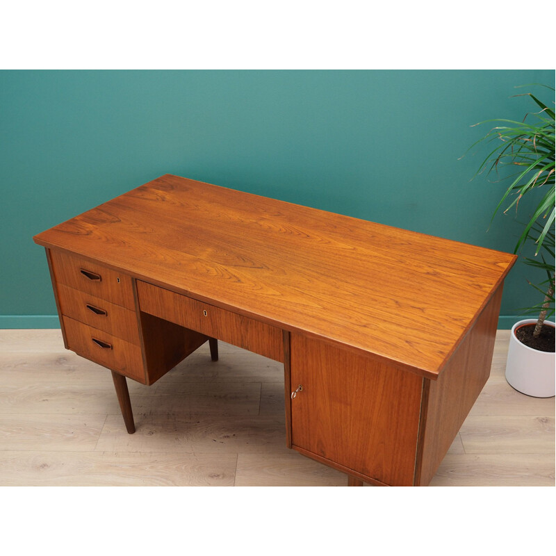 writing desk teak vintage 60s 70s