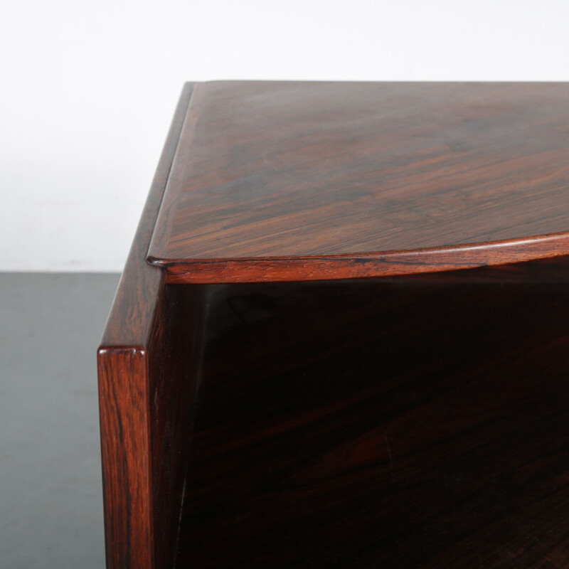 Corner side table manufactured in Denmark 1960s 