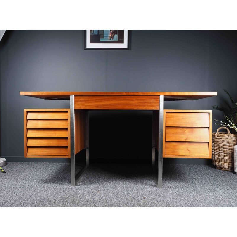 Rosewood Danish Style desk by Merrow & Associates 1960s