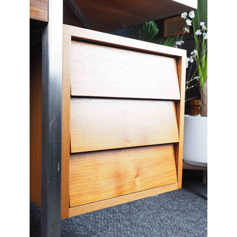 Rosewood Danish Style desk by Merrow & Associates 1960s