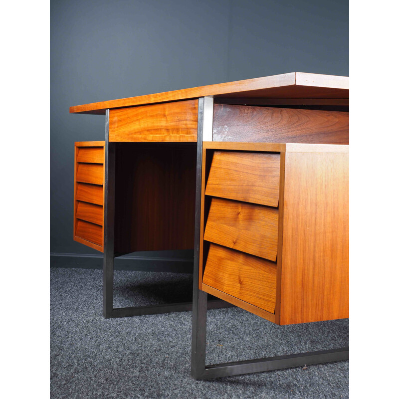 Rosewood Danish Style desk by Merrow & Associates 1960s