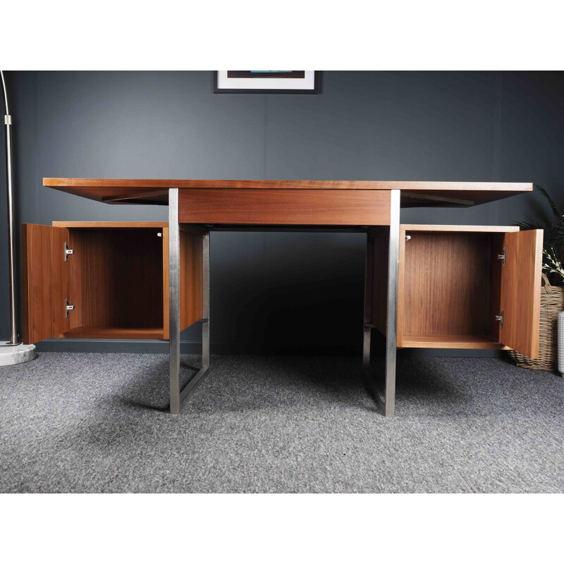 Rosewood Danish Style desk by Merrow & Associates 1960s