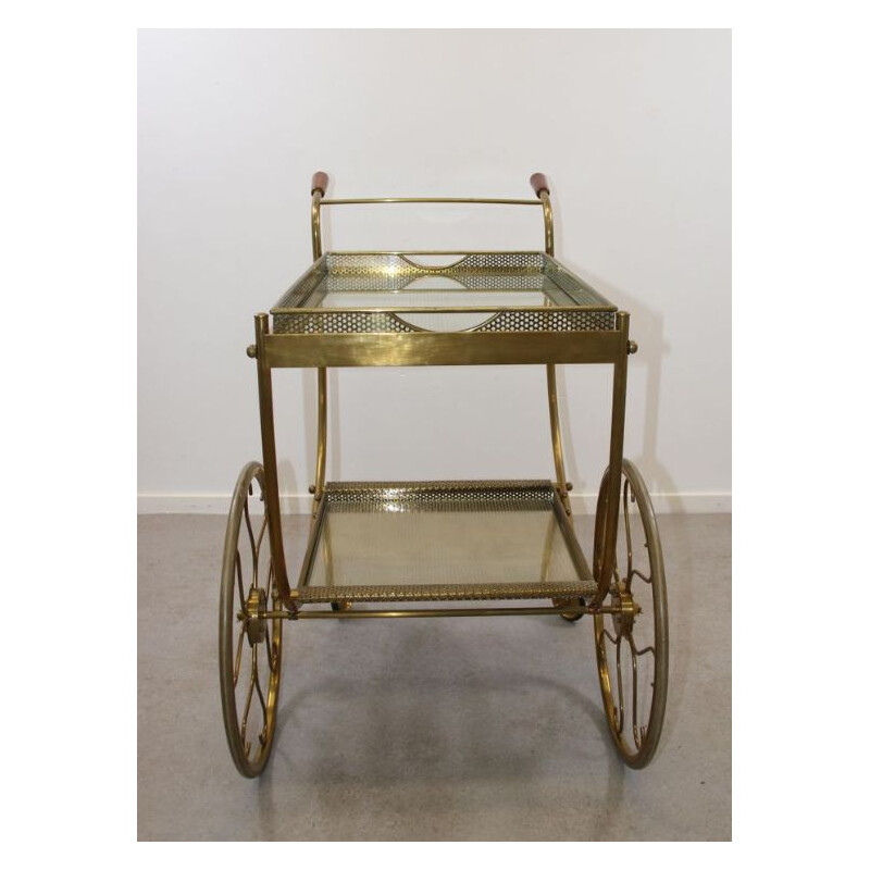 Mid-Century Cocktail Trolley by Josef Frank for Svenskt Tenn, 1950s