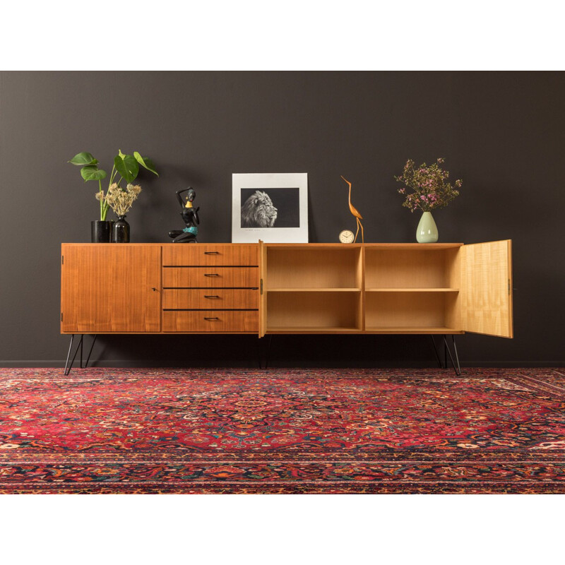 Vintage walnut sideboard, Germany, 1950s