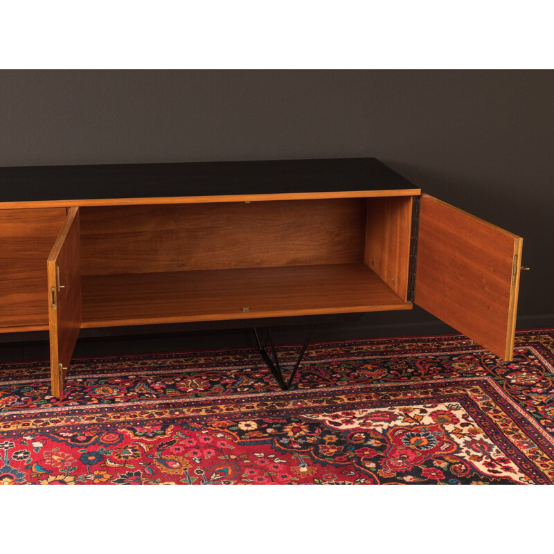 Vintage large sideboard in walnut and formica, Germany, 1950s