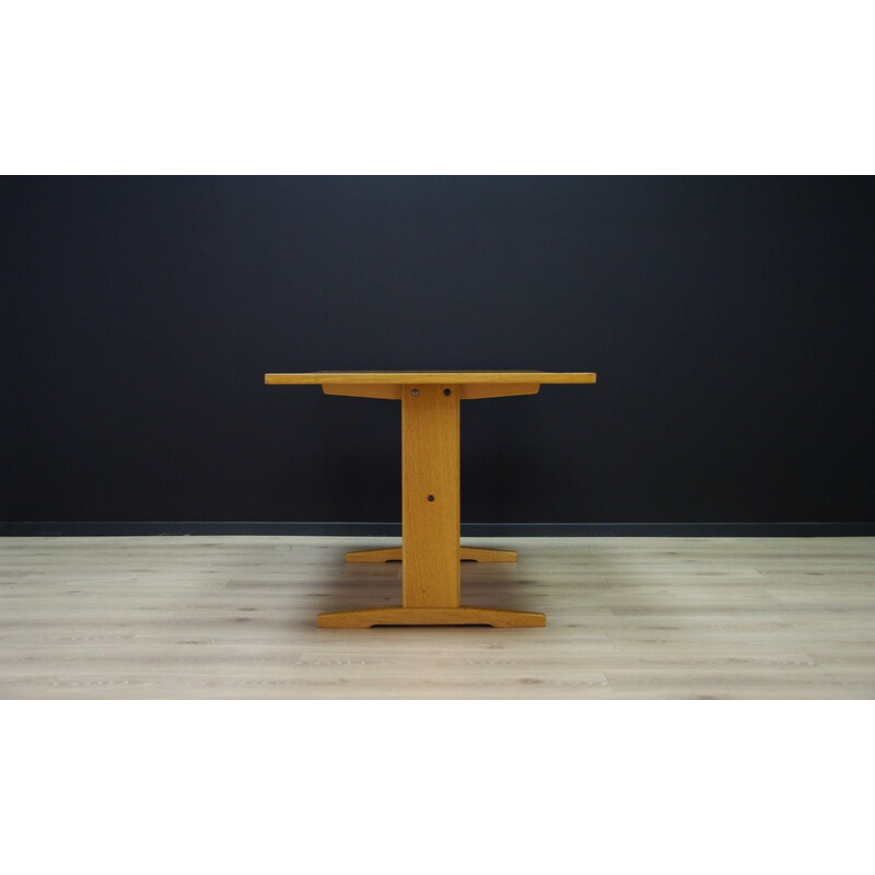 Vintage table in ashwood, Denmark, 1960-1970s