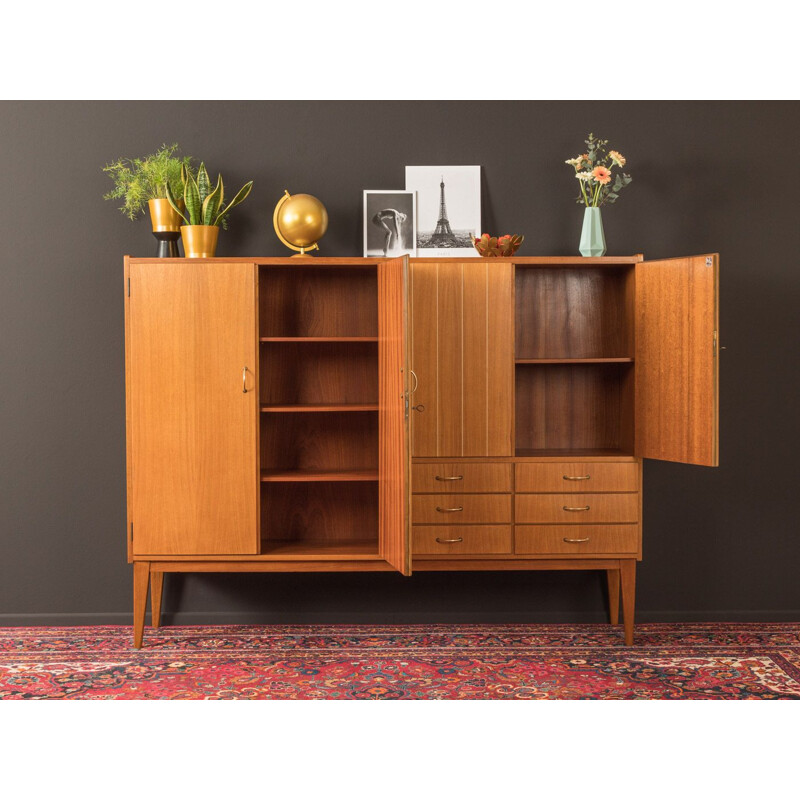 Vintage sideboard in walnut by WK Möbel, Germany, 1950s