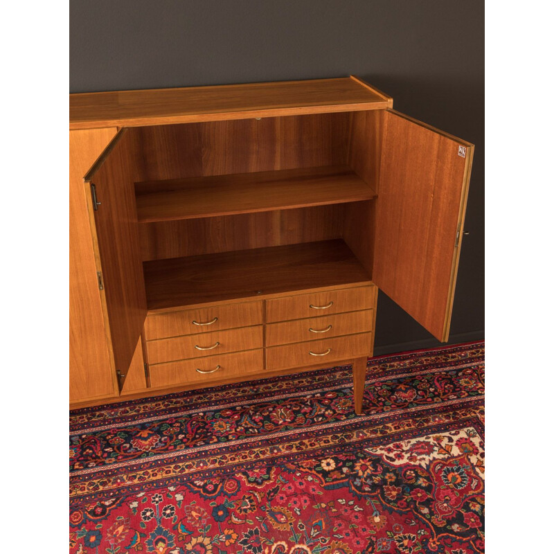 Vintage sideboard in walnut by WK Möbel, Germany, 1950s