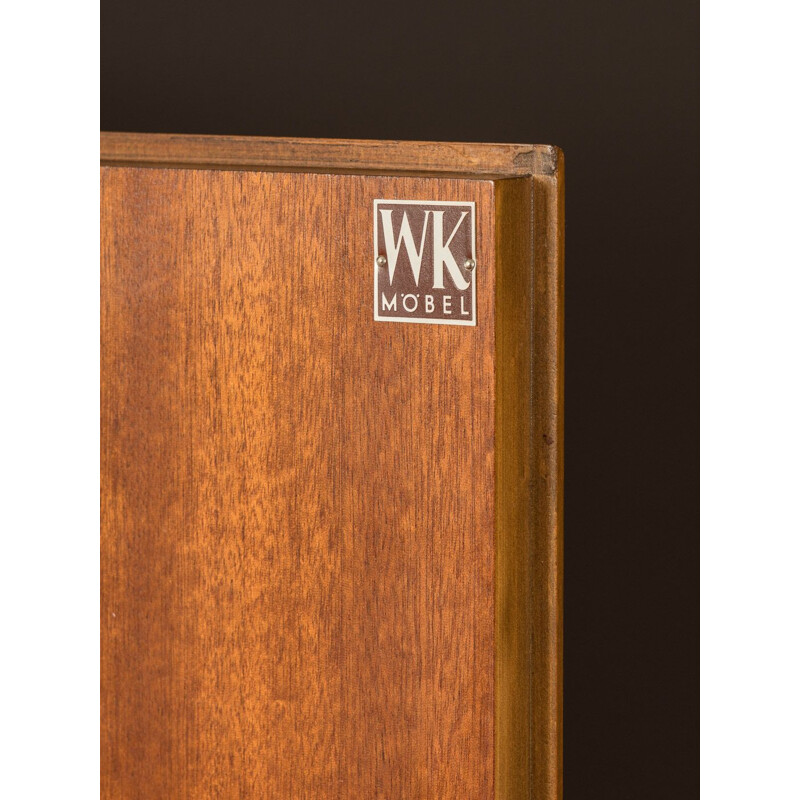 Vintage sideboard in walnut by WK Möbel, Germany, 1950s