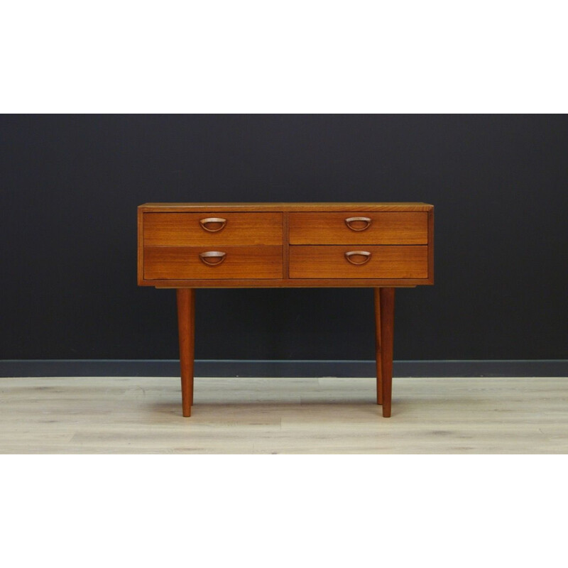 Vintage teak chest of drawers by Kai Kristiansen, 1960-70s