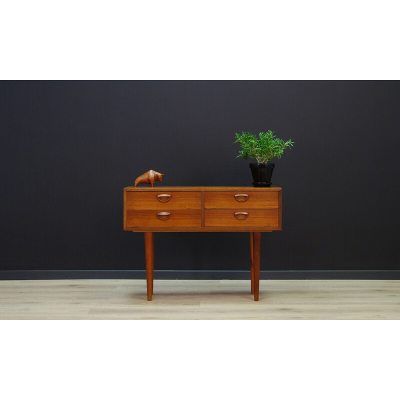 Vintage teak chest of drawers by Kai Kristiansen, 1960-70s