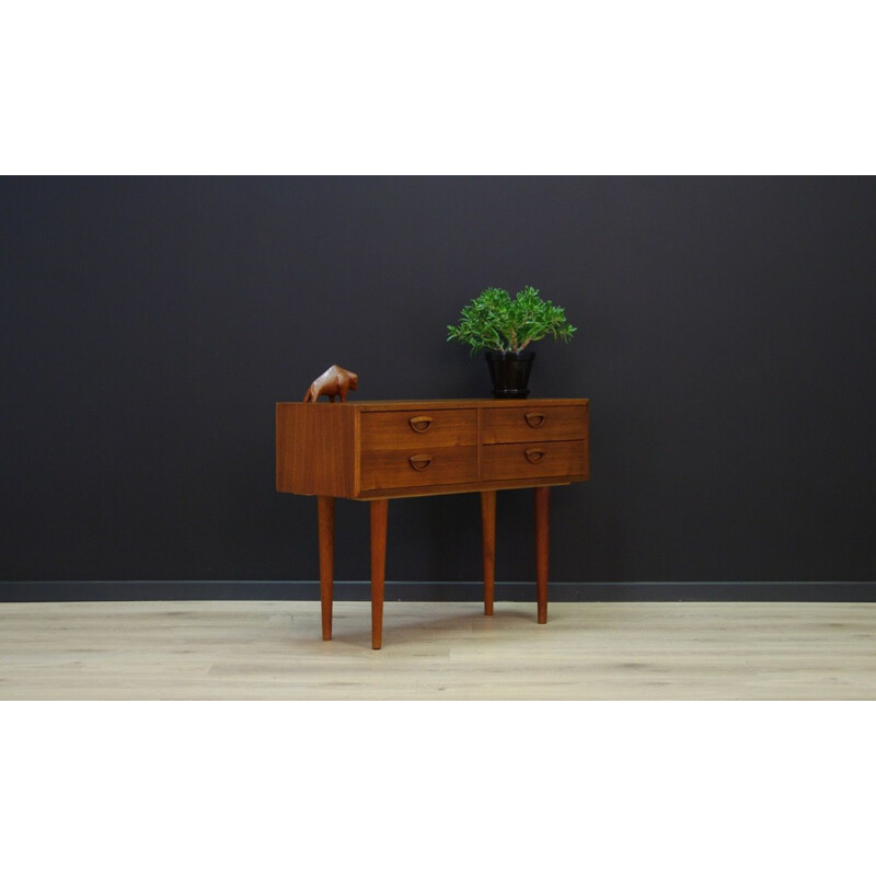 Vintage teak chest of drawers by Kai Kristiansen, 1960-70s