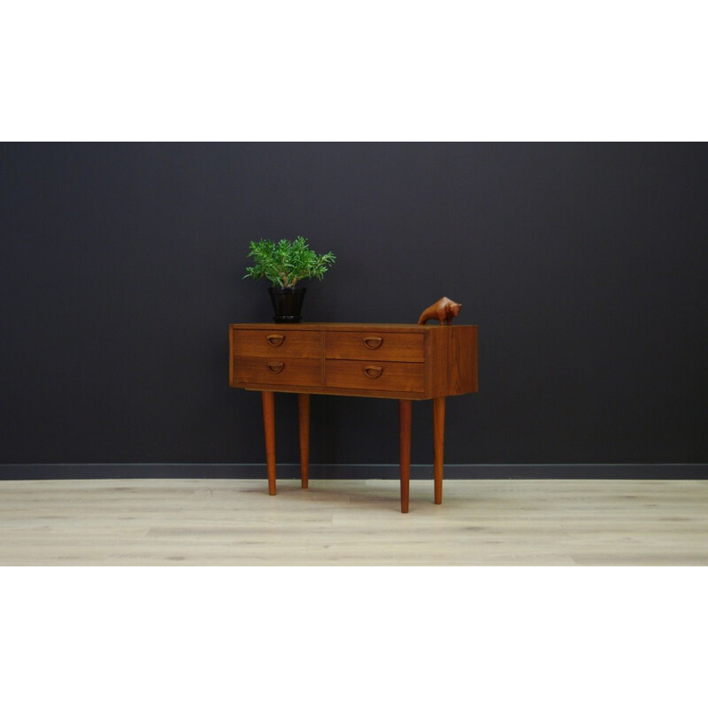 Vintage teak chest of drawers by Kai Kristiansen, 1960-70s