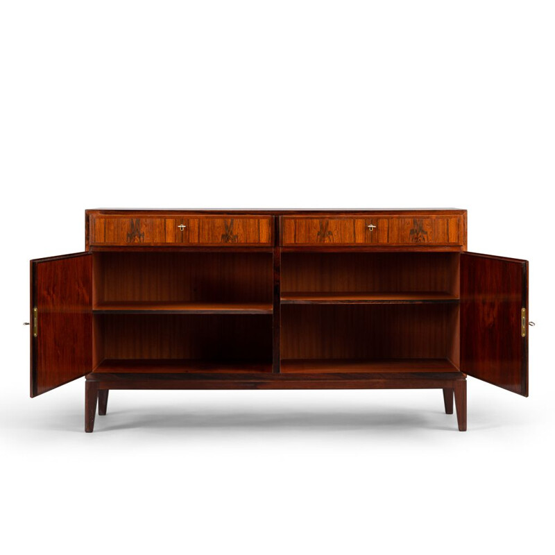 Vintage Rosewood Sideboard by Gunni Omann for Omann Jun Møbelfabrik, 1960s