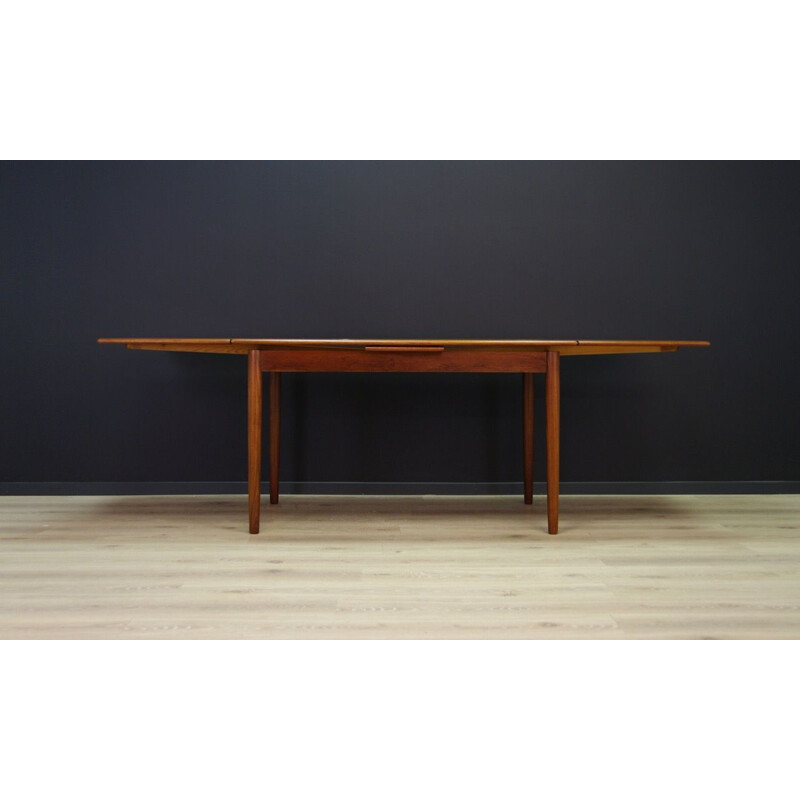 Vintage dining table in teak, Denmark, 1960-70s