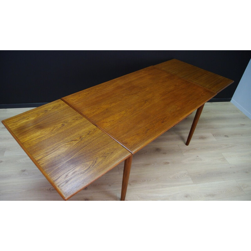 Vintage dining table in teak, Denmark, 1960-70s