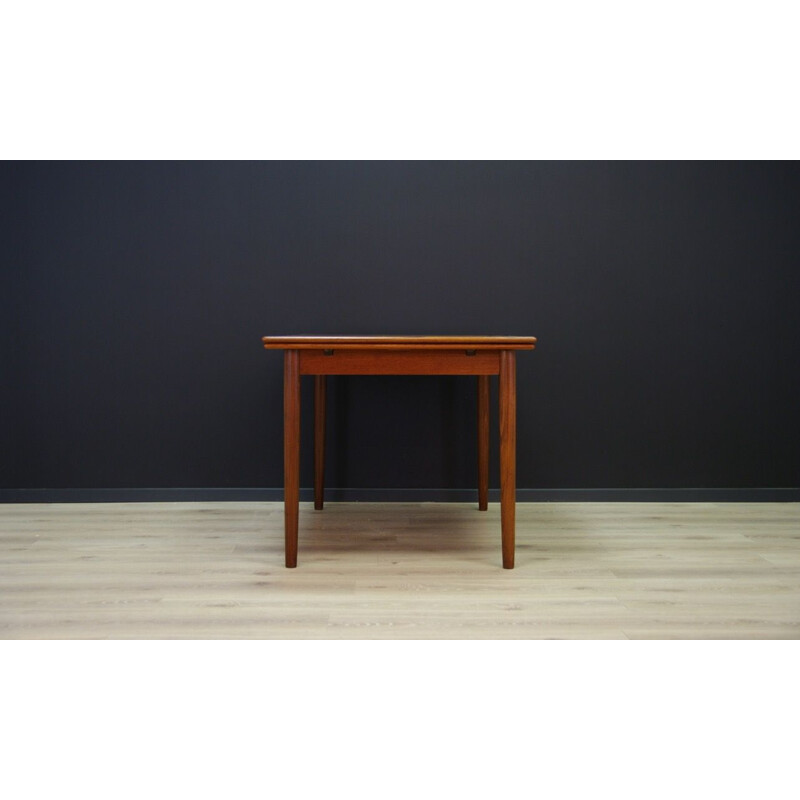 Vintage dining table in teak, Denmark, 1960-70s