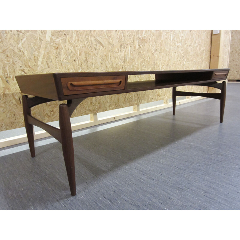 Danish teak coffee table by Johannes Andersen for Trensum