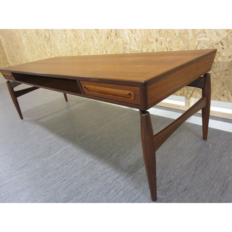 Danish teak coffee table by Johannes Andersen for Trensum