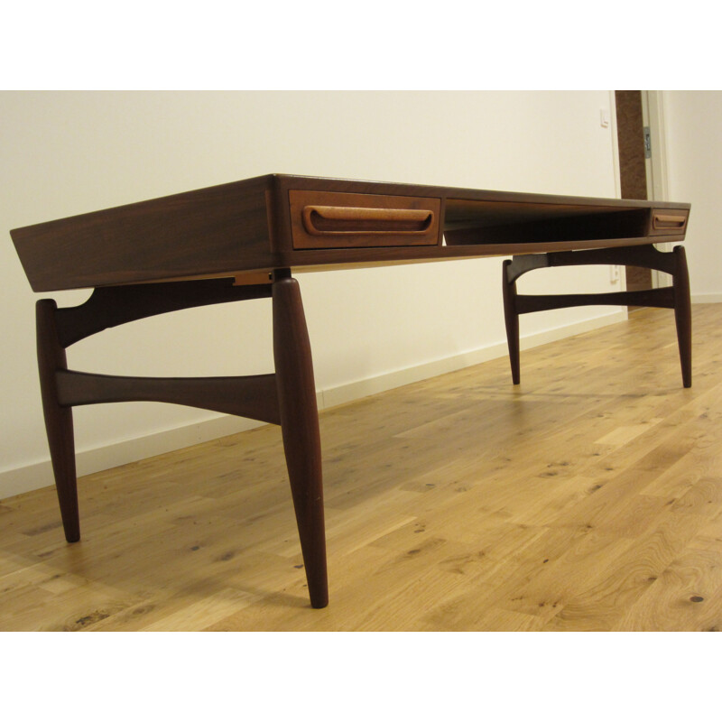 Danish teak coffee table by Johannes Andersen for Trensum