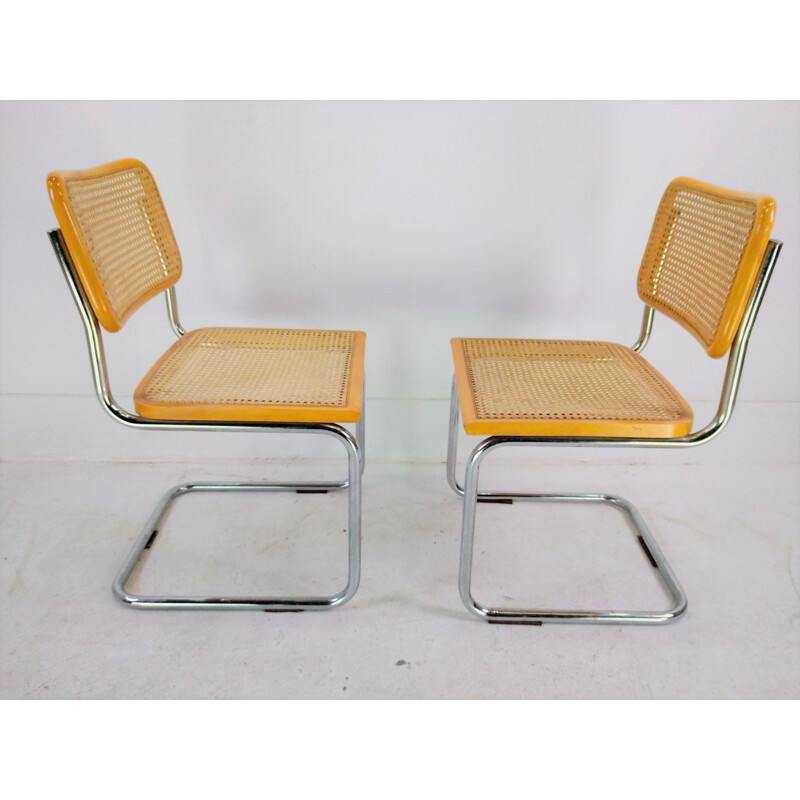 Ensemble de 2 chaises vintage Marcel Breuer B32