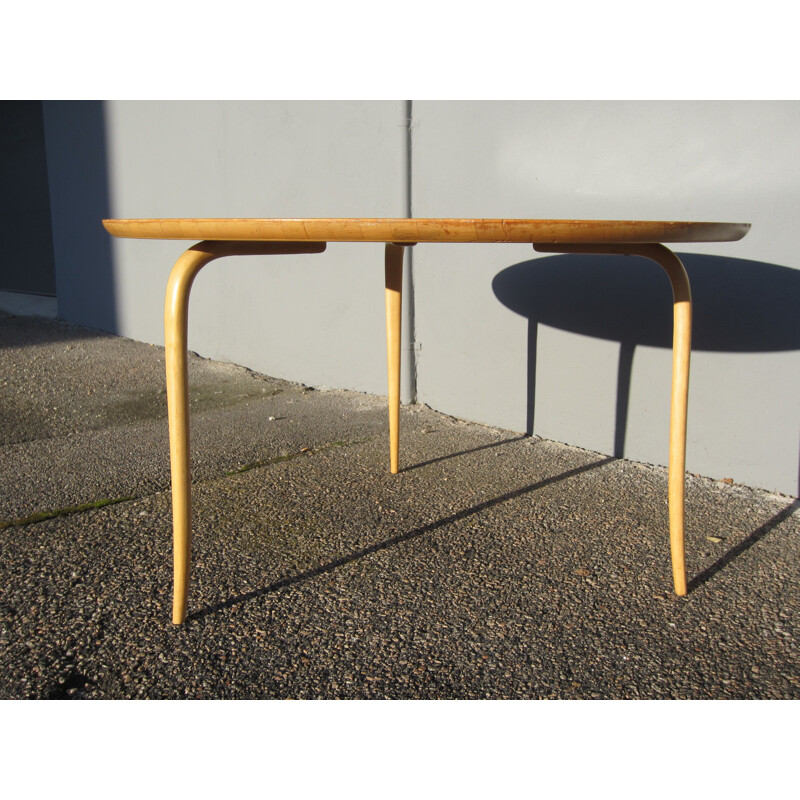 Scandinavian birch coffee table model Annika by Bruno Mathsson for Karl Mathsson