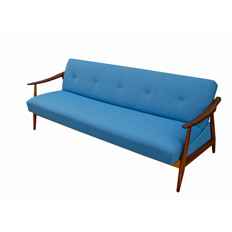 Vintage sofa convertibledaybed teak 1950