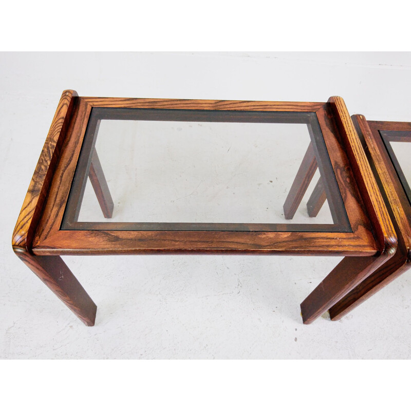 Set of 2 vintage Ashwood Nesting Tables