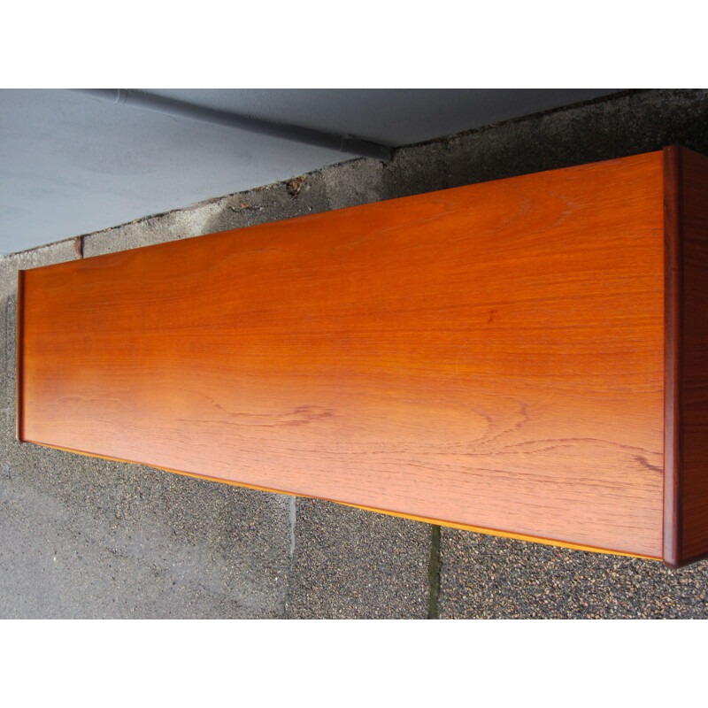 Scandinavian teak and oak sideboard