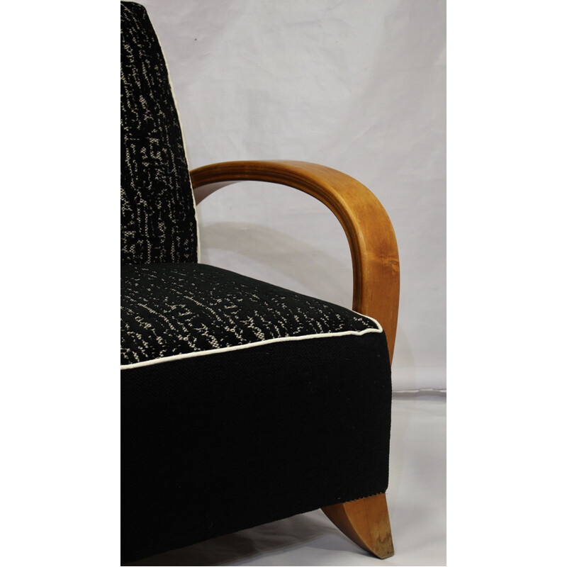 Fully restored Art Deco bentwood armchair 1930