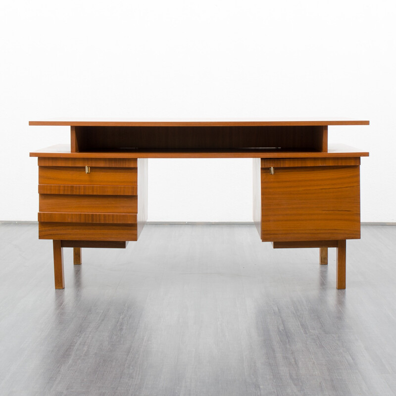 Cubic teak desk - 1960s