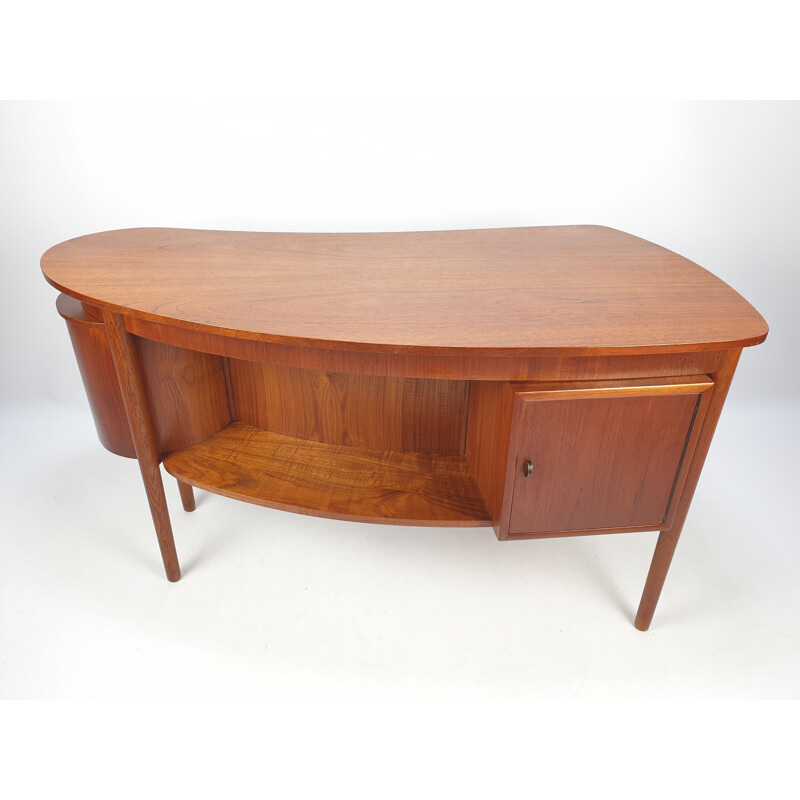 Bureau vintage danois en teck de Gunnar Nielsen Tibergaard, 1960