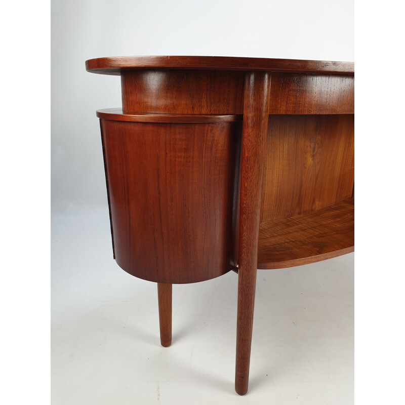 Vintage Danish Teak Desk by Gunnar Nielsen Tibergaard, 1960