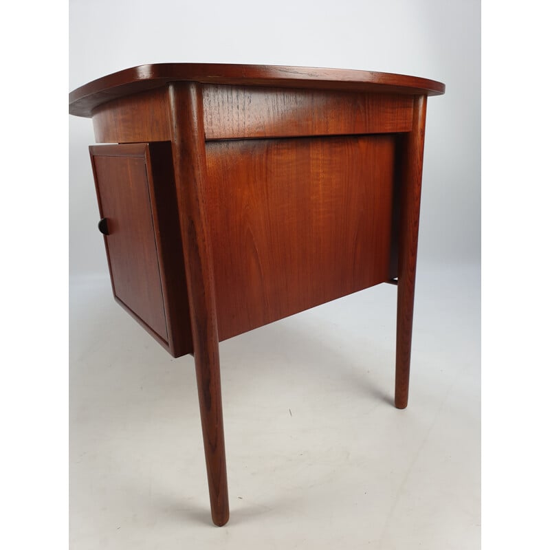 Vintage Danish Teak Desk by Gunnar Nielsen Tibergaard, 1960