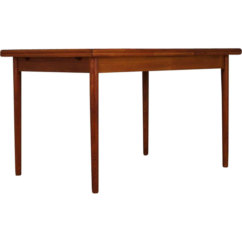 Vintage Danish extendable dining table in teak 1960