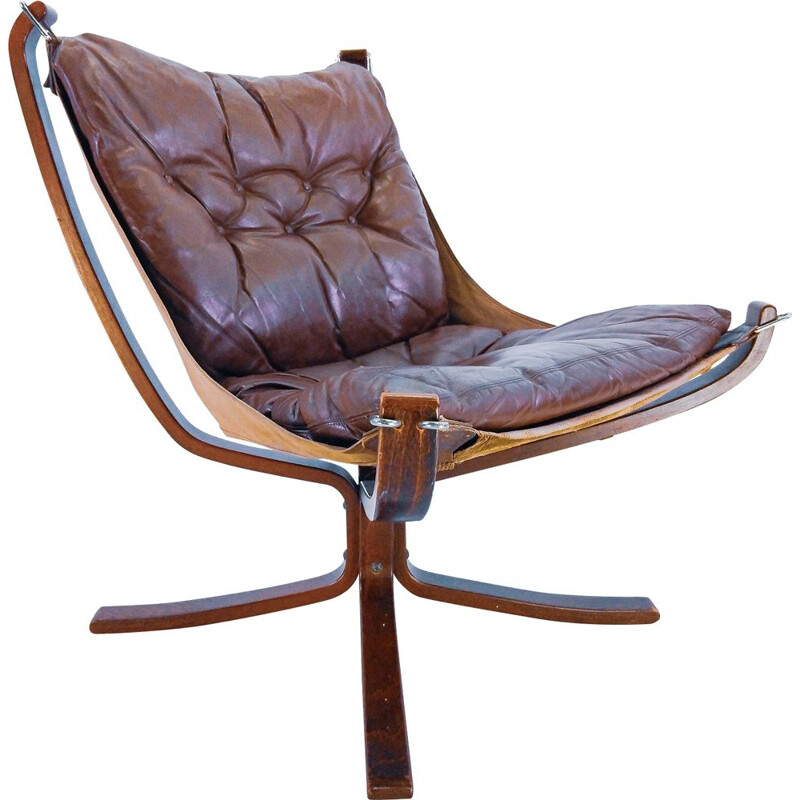 Vintage Falcon chair by Sigurd Ressel for Vatne Møbler, 1970