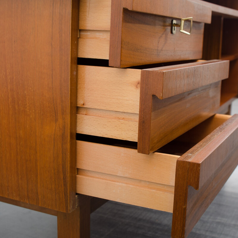 Cubic teak desk - 1960s