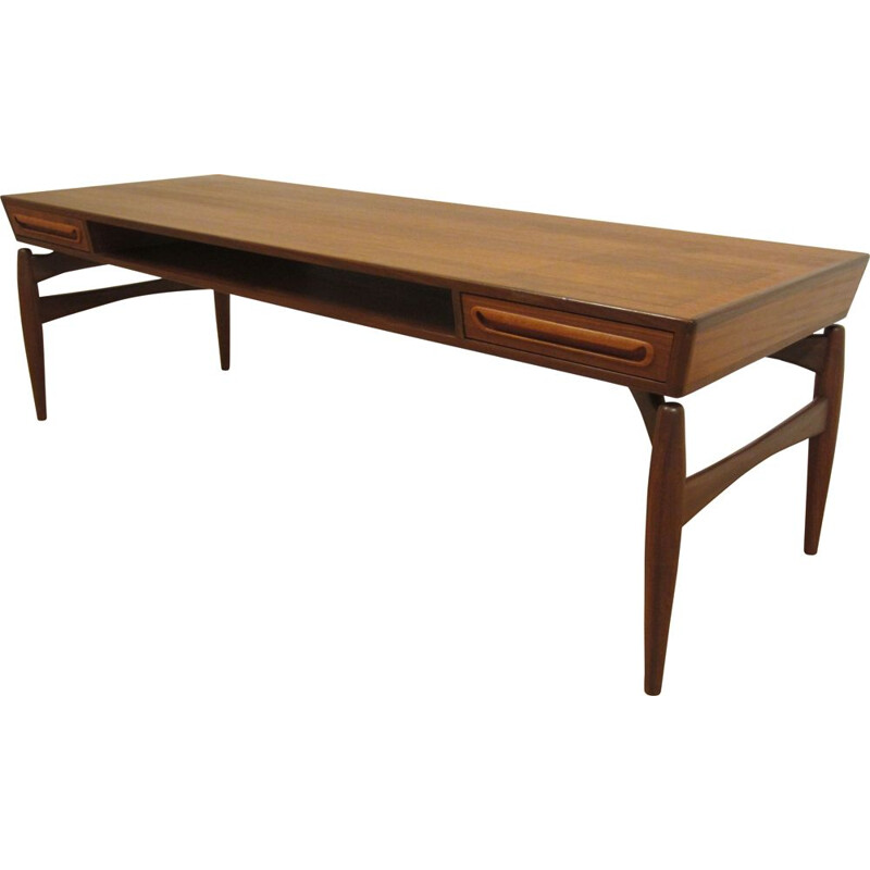 Danish teak coffee table by Johannes Andersen for Trensum