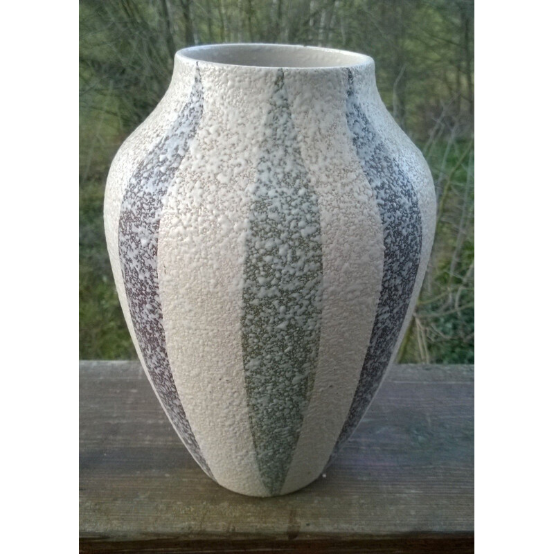 Vase vintage en céramique, Allemagne de l'ouest 1960
