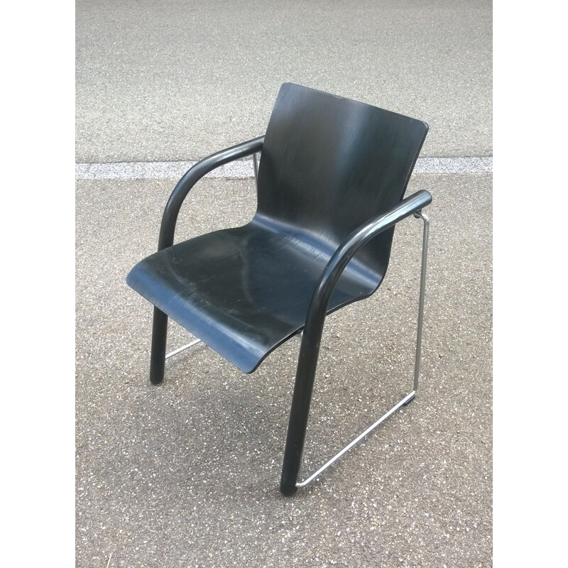 Silla de oficina vintage S320 de Ulrich Boehme para Thonet, 1980