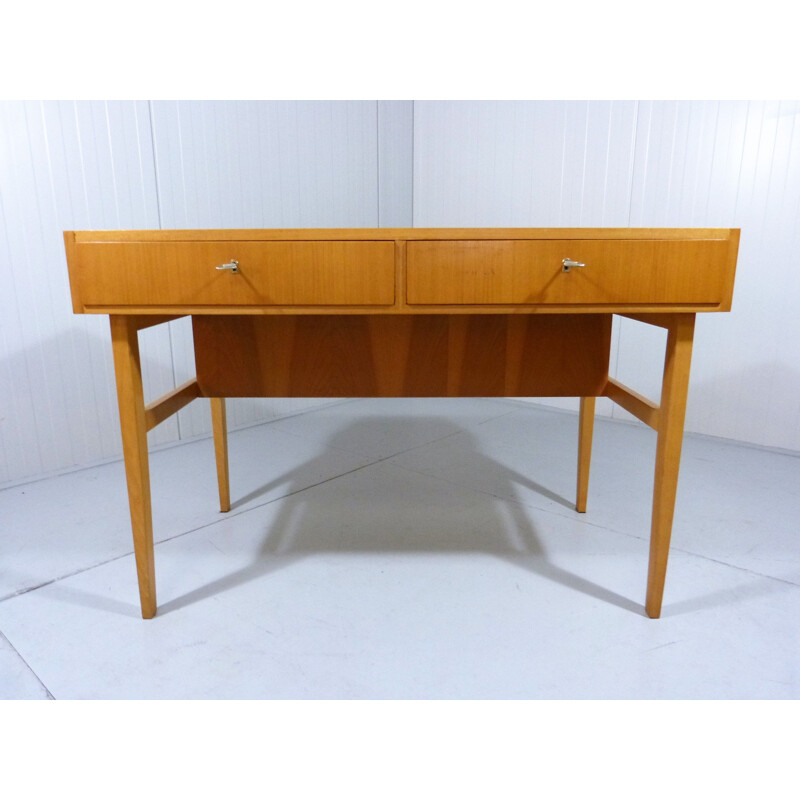 Vintage desk with book shelf by WK Möbel, Germany 1960s