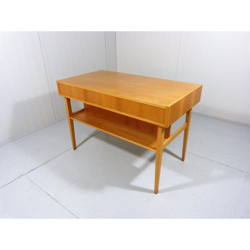 Vintage desk with book shelf by WK Möbel, Germany 1960s