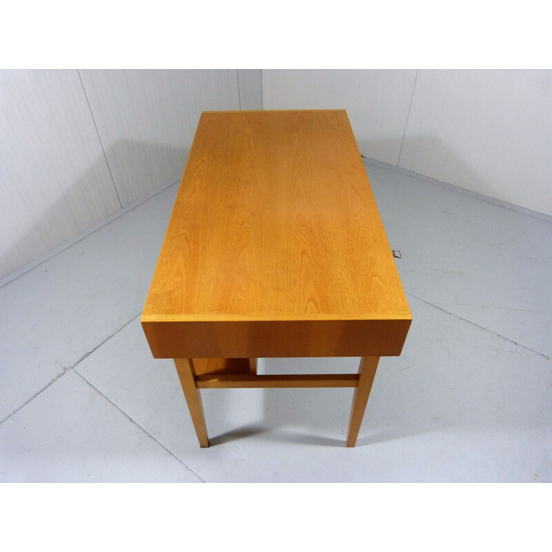 Vintage desk with book shelf by WK Möbel, Germany 1960s