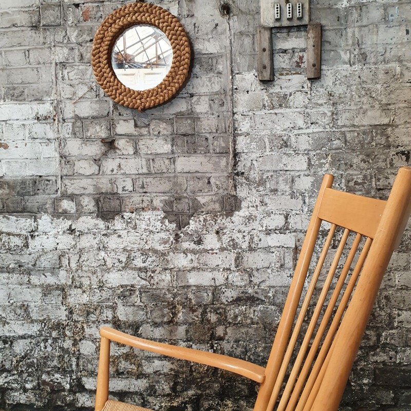 Vintage rocking chair by J. Wegner 1960