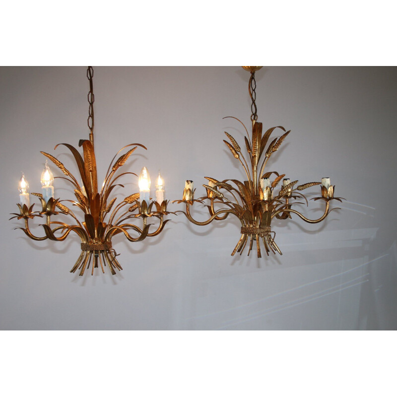 Vintage German Chandelier by Hans Kögl, 1970s