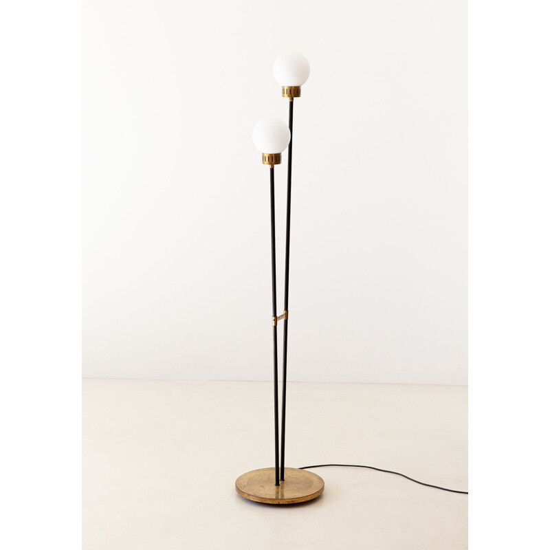 Vintage Italian Stilnovo Floor Lamp, 1950s